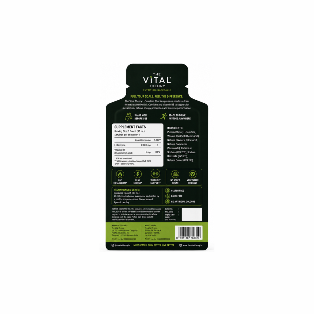 L-Carnitine Shot(Pack of 12)